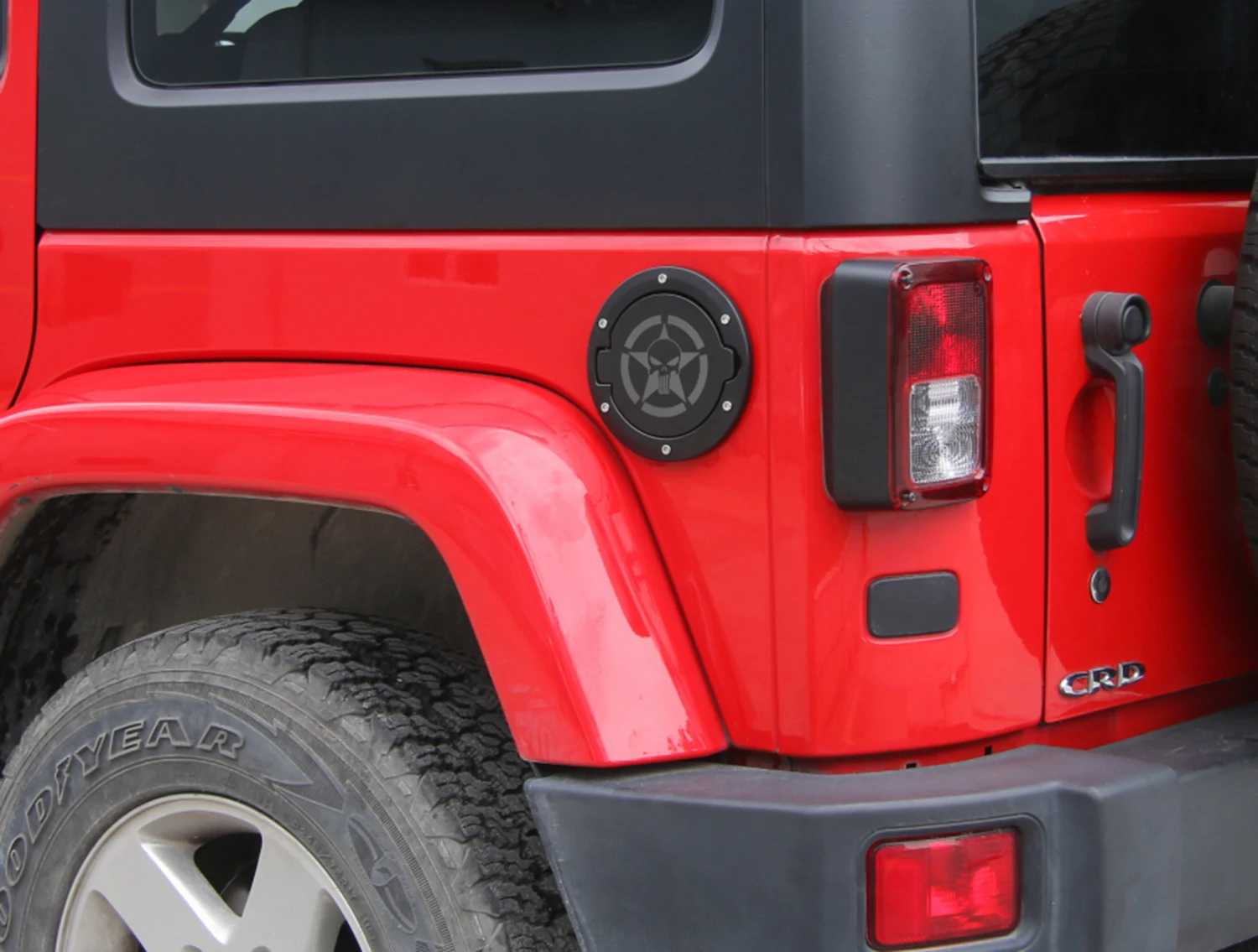 Крышка для автомобильной двери бензобака декоративная крышка Jeep Wrangler JK JKU 2007-2017 2/4