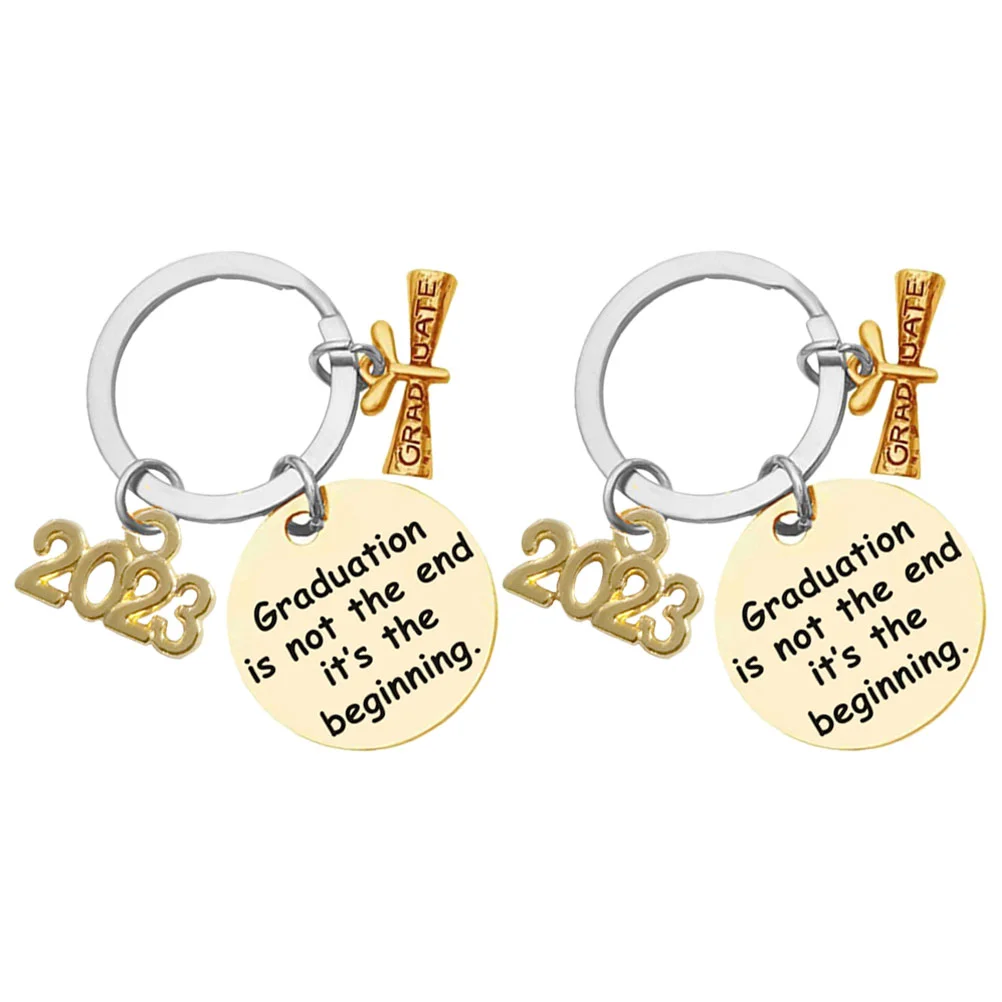 

2 шт., брелок для ключей из нержавеющей стали