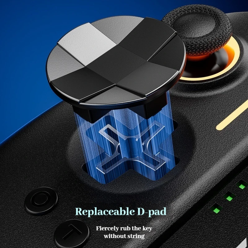 Фото Беспроводной Bluetooth-геймпад NYXI Joycon с магнитным креплением для Switch 2 Ns2, раздельный контроллер, джойстик Hall, гироскоп, макропрограммирование, кнопки ABXY №3