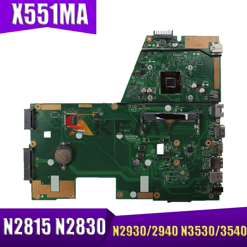 

X551MA N2815 N2830M N2930 N2940 N3530 N3540 CPU Notebook Mainboard for ASUS F551MA X551MA R512MA Laptop Motherboard