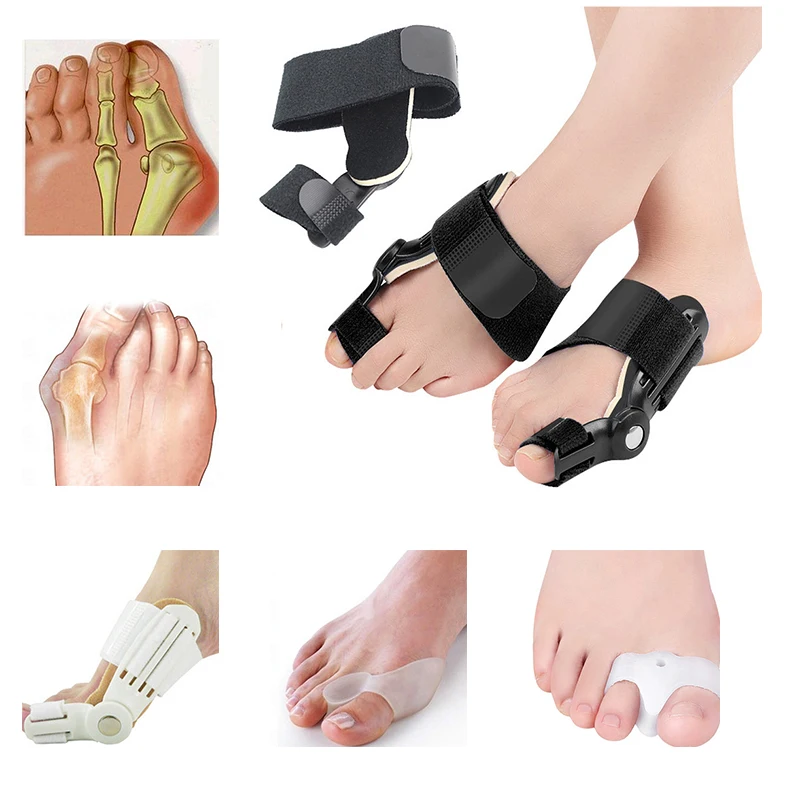 

Feet Care Big Toe Hallux Valgus Corrector Orthotics Bone Thumb Adjuster Correction Pedicure Tools Bunion Feet Straightener