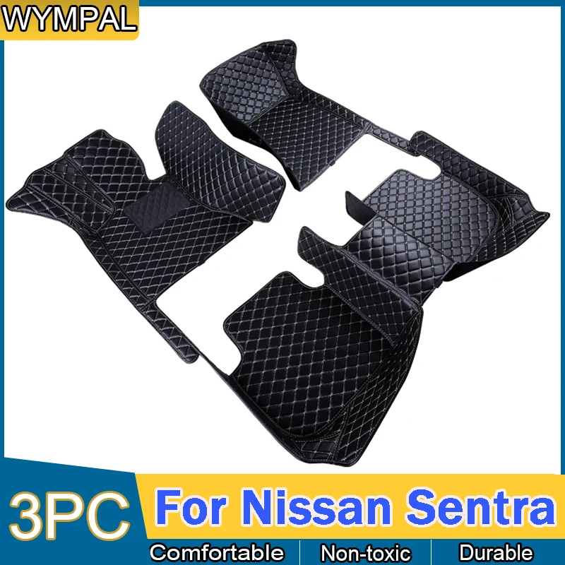 Автомобильные коврики для Nissan Sentra B17 2013 2014 2015 кожаный коврик против грязи Tapetes Para