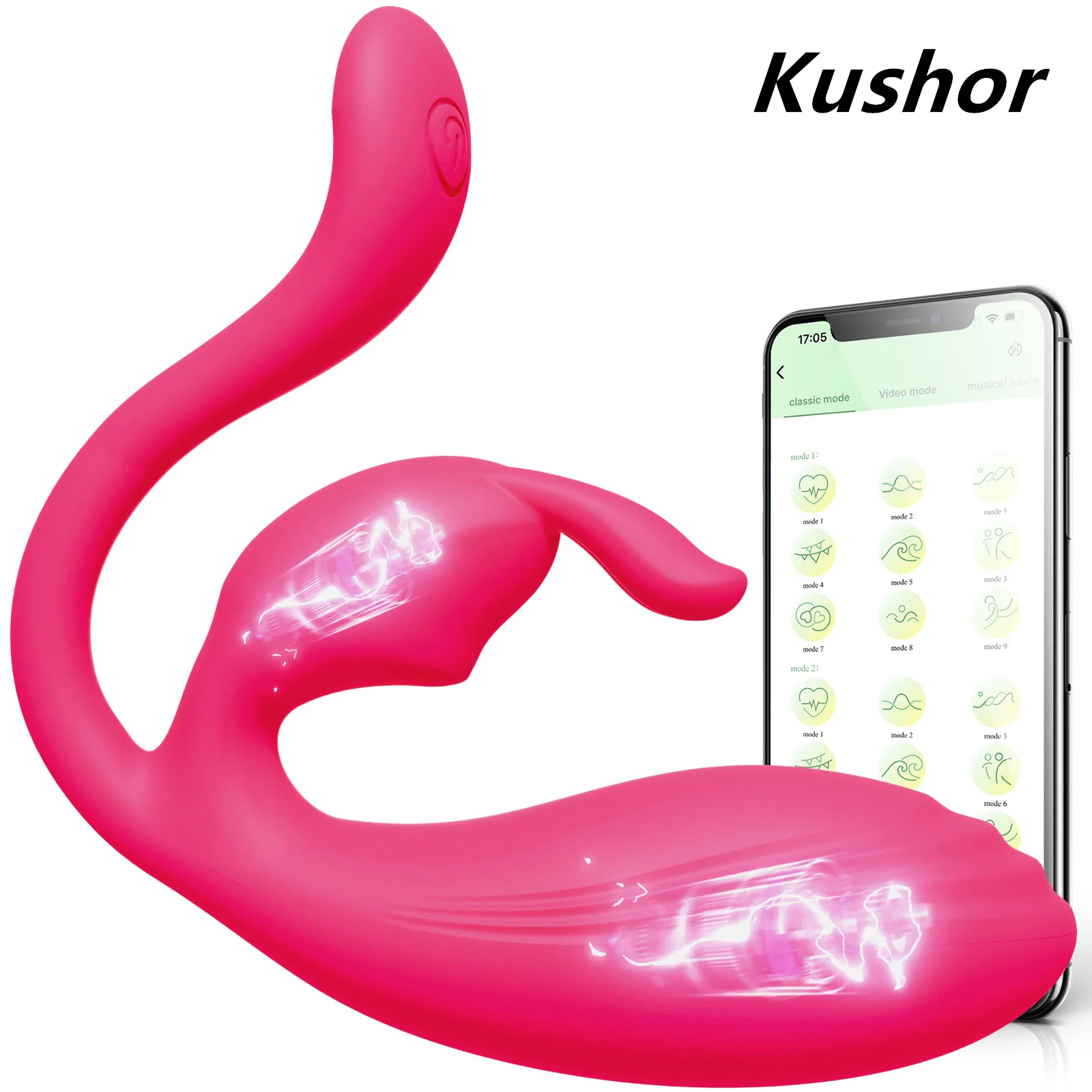 3 в 1 Женский Вибратор для стимуляции клитора и точки G