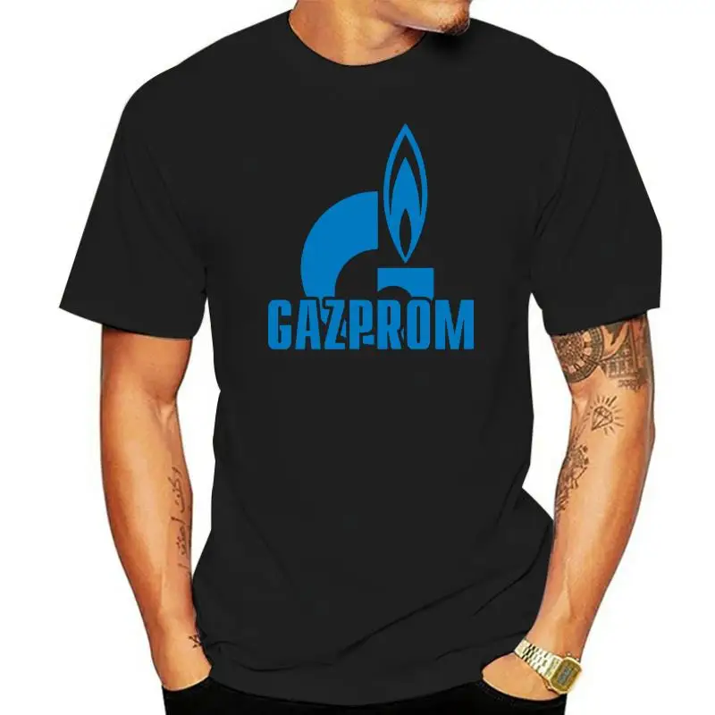 

GAZPROM T-Shirt Free Shipping Natural Gas Pipelines 100% Cotton S-3XL T-Shirt Short Sleeve Fashion T Shirt Youth