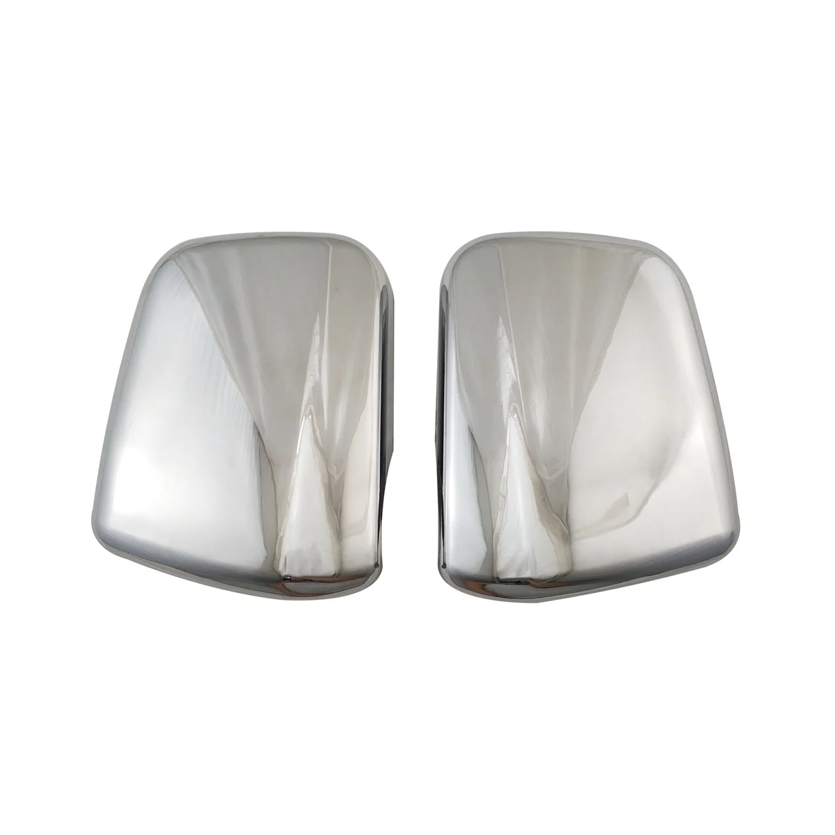 

Car Chrome Silver Rearview Side Glass Mirror Cover Trim
