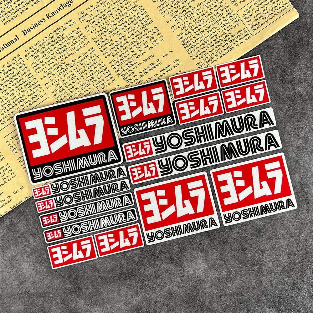 Светоотражающие мотоциклетные наклейки водонепроницаемые аксессуары выхлопные