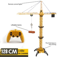 large version of remote control construction crane 6ch 128cm 680%c2%b0 rotating lift model 2 4g childrens construction vehicle toy