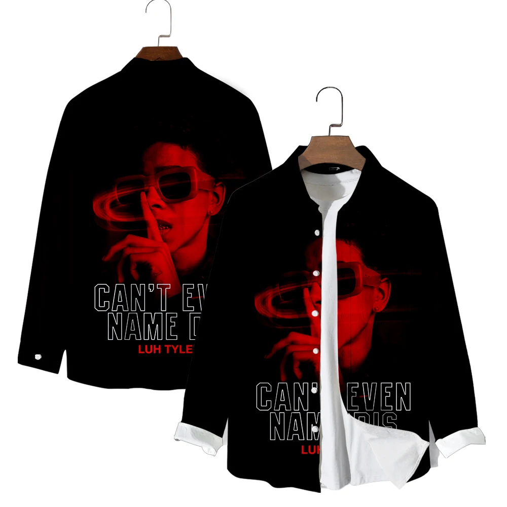 Рубашки с длинными рукавами Luh Tyler рубашка v-образным вырезом и отложным