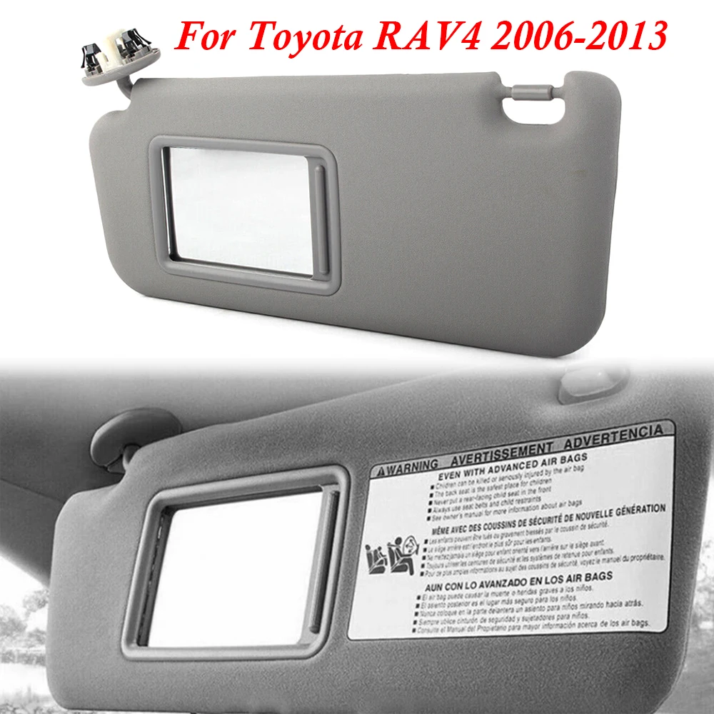 

New Auto Sunvisor Left Driver Side W Light Shield Sunshade Sunroof Accessories 74320-42501-B2 For Toyota RAV4 RAV 4 2006-2013