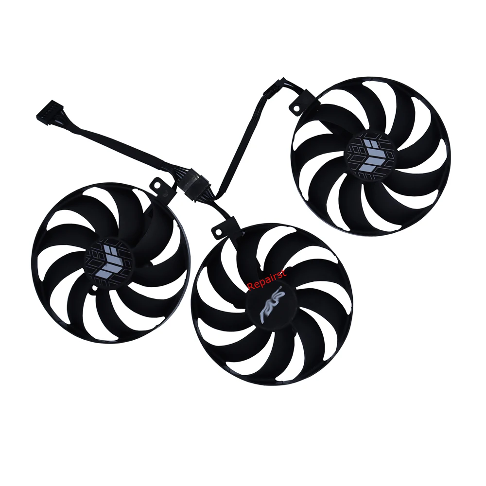 3Pcs/Set ,7Pin,CF9010U12D,Вентилятор видеокарты,Применяется к ASUS ROG-STRIX-RTX3060-12G-V2-GAMING,Применяется к ASUS TUF Gaming RTX 3070 Ti V2 OC