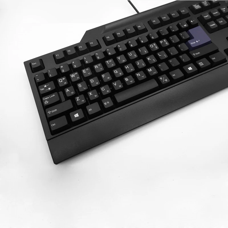 Фото Новая сменная USB-клавиатура для Lenovo KB1021 Корейская версия корейский обучающий ноутбук Настольный компьютер Корейская клавиатура 5,0 №3