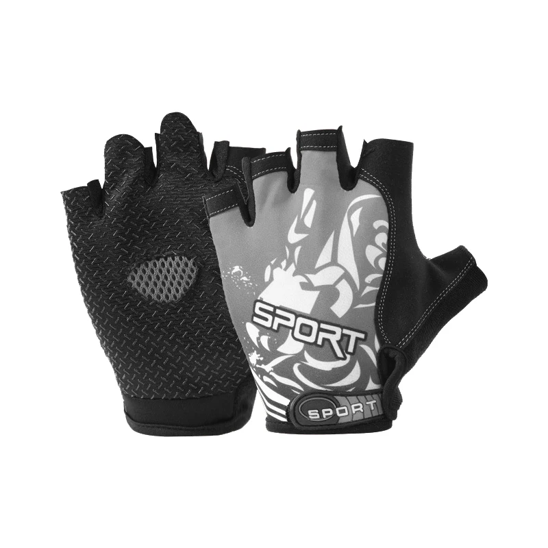 

Cycling Gloves Men Women Half-finger Fitness Training Non-slip Gloves Breathable Sport Climbing Tactical Summer Printing Gloves