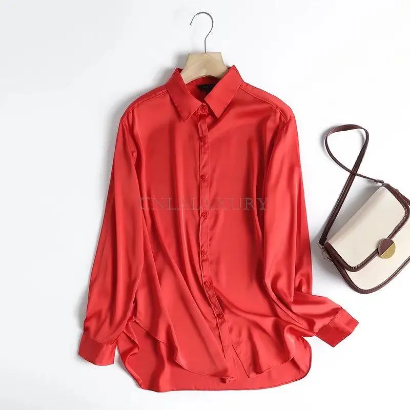 Купить Блузку Женскую С Длинным Рукавом Атласную