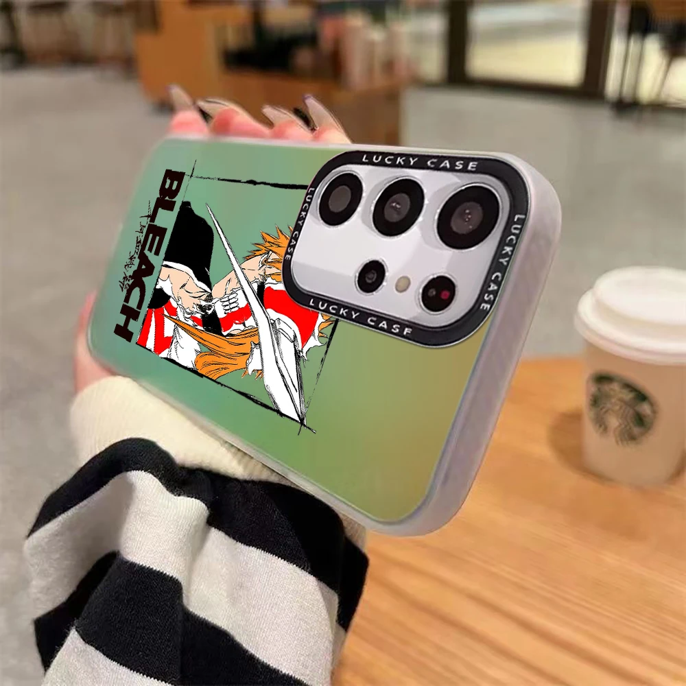 Популярный чехол для телефона с аниме отбеливателем Ichigo Samsung Galaxy S24 S23 S22 S21 S20 FE Ultra