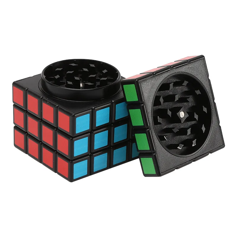 Купи Tobacco Grinder Smoking Accesoires Creative Magical Cube Shape Smoke Grinder Breaker Zinc Alloy Color Cube Four-layer Square за 866 рублей в магазине AliExpress