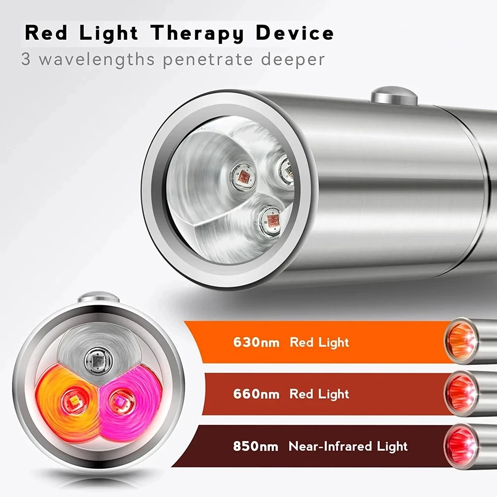 

3 Leds Blue Lamp Red Light Therapy Device Red Light Therapy Near Infrared Led Light Therapy