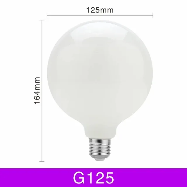 

SONQIN Светодиодная лампа Эдисон молочное стекло E27 5W