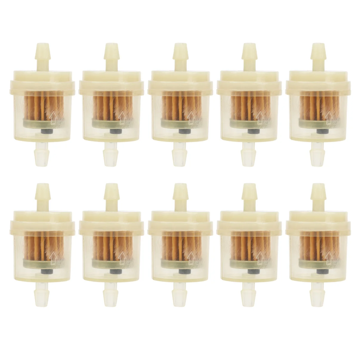 

10 Pcs Motorcycle Engine Gasoline Filter Oil Filters (no magnetic)