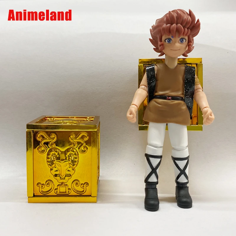 Экшн-фигурка ST/ShineTime Saint Seiya Myth Cloth EX Aries Mu KiKi Gold Рыцари зодиака ПВХ модель | Игрушки и