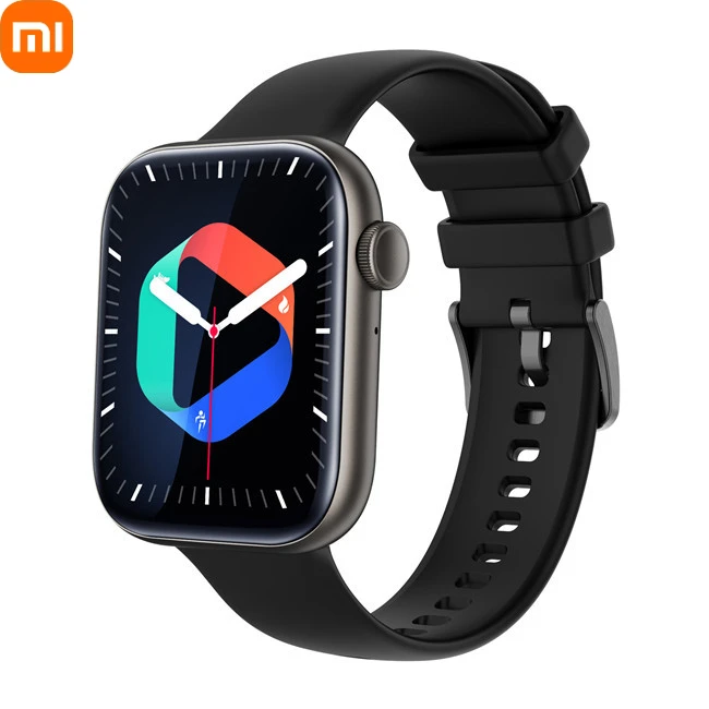 

Xiaomi Smart Watch Men Waterproof Large Screen Fashion Watch Heart Rate Monitoring Fitness Outdoor Sport Smartwatch for Android