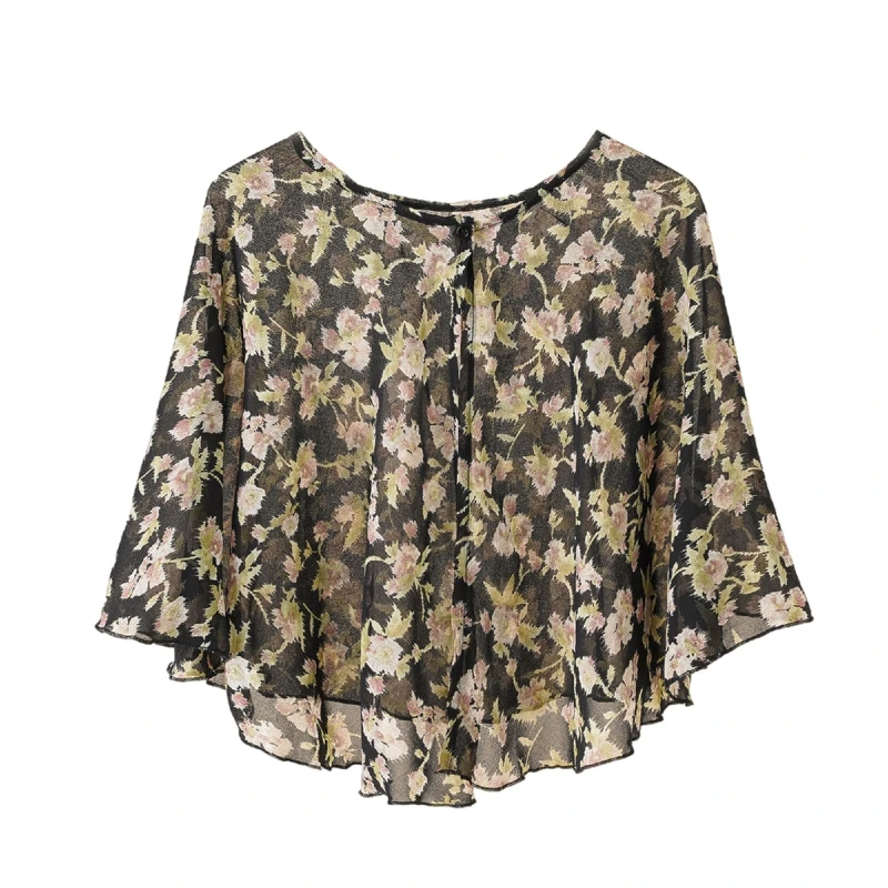 

Soft Chiffon Shawl Wraps Summer Shawl Wraps Shrug for Evening Dress Women Lightweight Cloaks And Capes Shoulder Drop Shipping