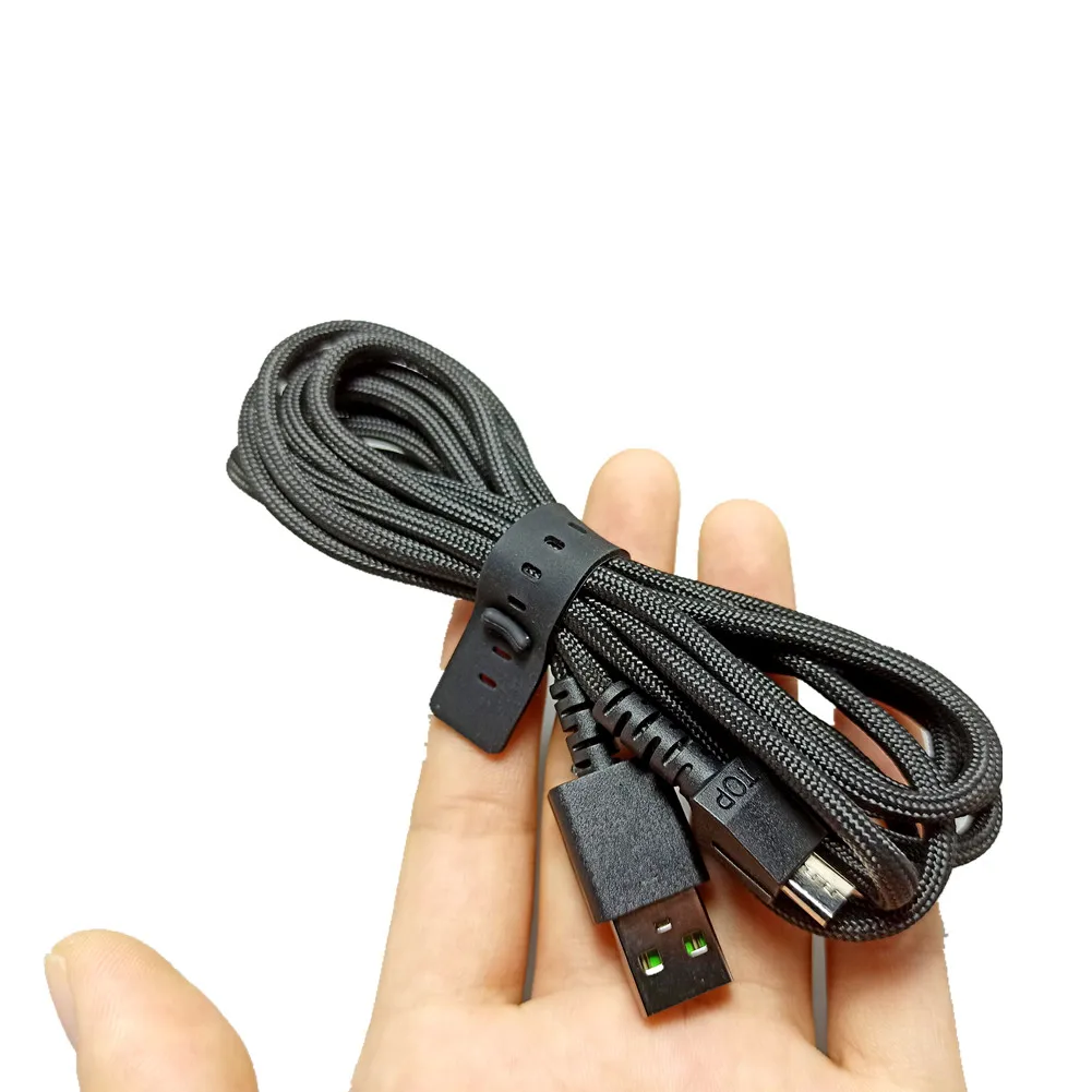 

2m/6.56ft Micro USB Mouse Cable Mice Line for Razer Basilisk Viper Ultimate Naga Deathadder Replacement Accessories