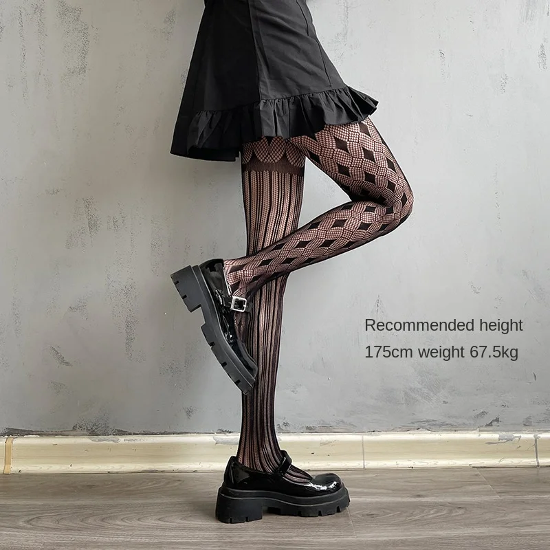 Новые летние колготки Женские аниме Колготки Модные ажурные чулки сексуальные