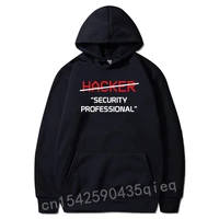 hacker security professional funny programmer gift hoodies long sleeve tops hoodie fashionable men top sweatshirts normal