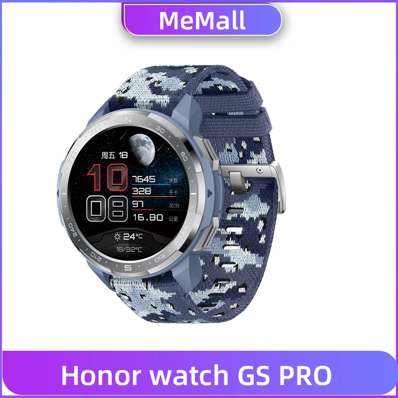 Honor-reloj inteligente GS Pro para hombre, accesorio de pulsera deportivo con control del ritmo cardíaco, llamadas, Bluetooth, Pantalla AMOLED de 1,39 pulgadas, 5ATM, SpO2