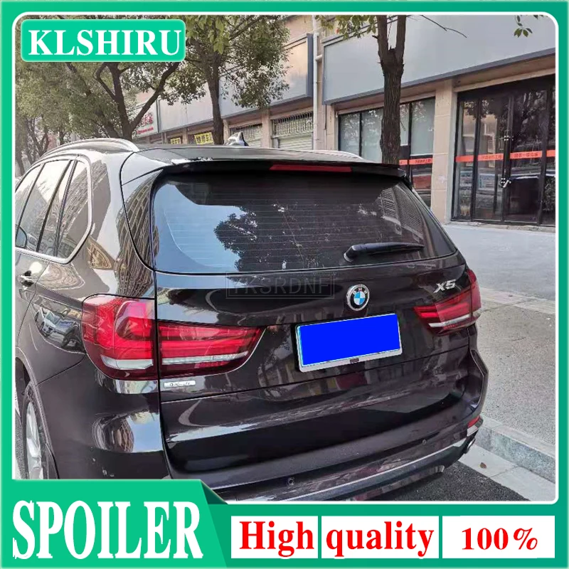 

For BMW X5 F15 Spoiler High Quality ABS Material Car Rear Wing For BMW X5 E70 E53 G05 F20 Roof Lip Spoiler Hatchback Universal