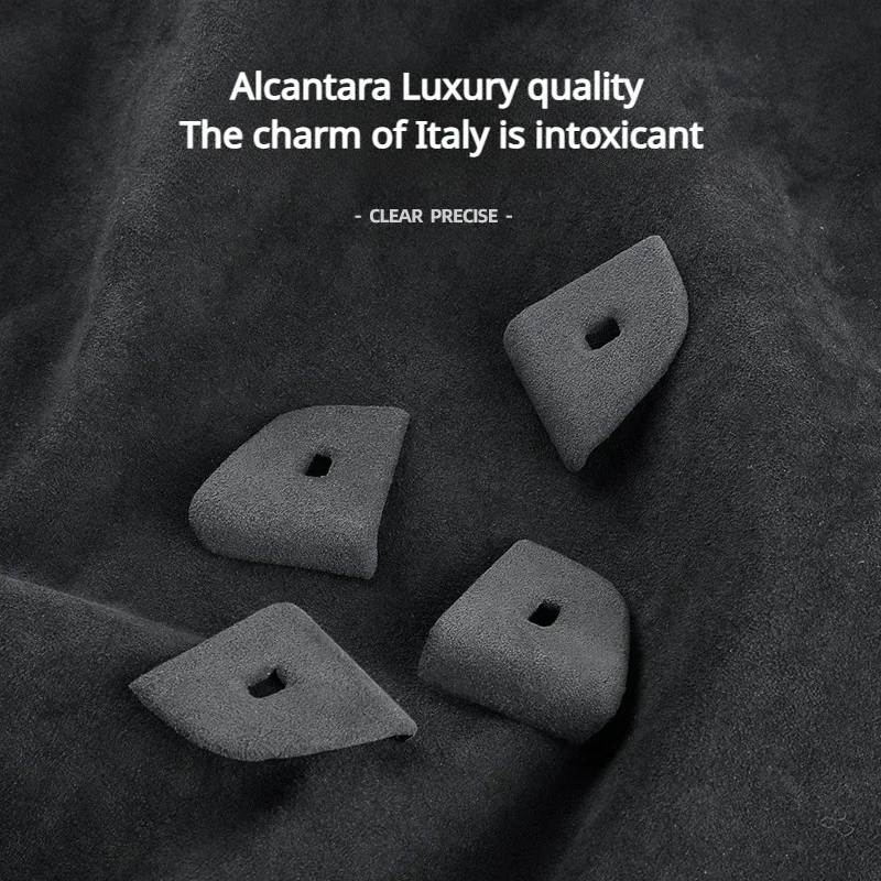 Изготовлен из алькантары замшевый дверной переключатель накладка Обложка для