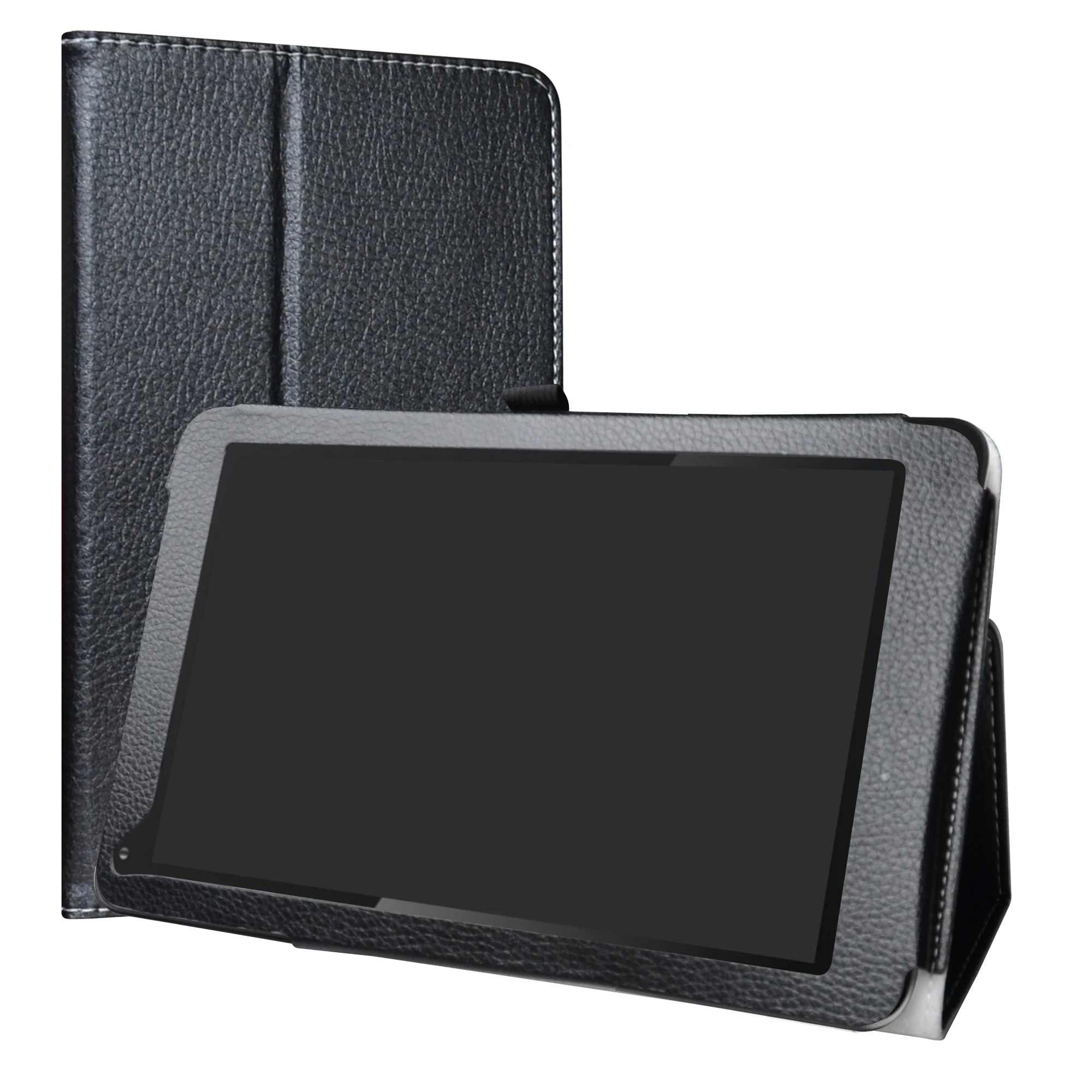 Case For Dragon Touch V10 10 Inch Tablet  Folding Stand PU Leather Cover with Magnetic Closure