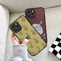 cartoon finger funny banana phone case hard leather case for iphone 11 12 13 mini pro max 8 7 plus se 2020 x xr xs coque