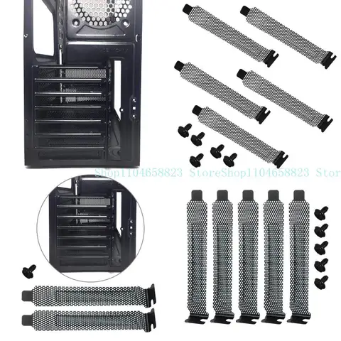 Стальные заглушки слотов PCI 5 шт.