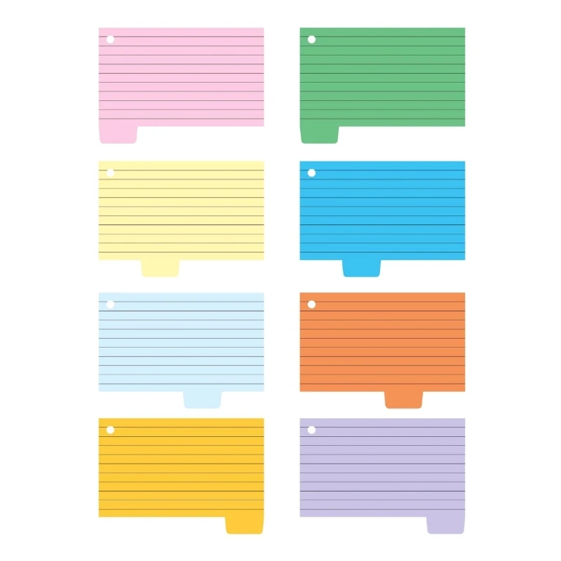 

Colorful Index Cards Ruled Revision Cards Lined Flashcards Note Taking Cards
