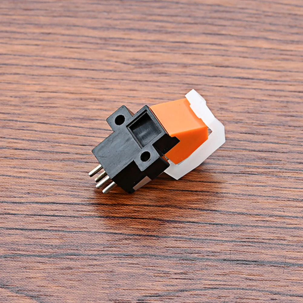 

Professional Magnetic Cartridge Stylus Easy Installation Red Power Head Cartridge Stylus for Turntable Record Player