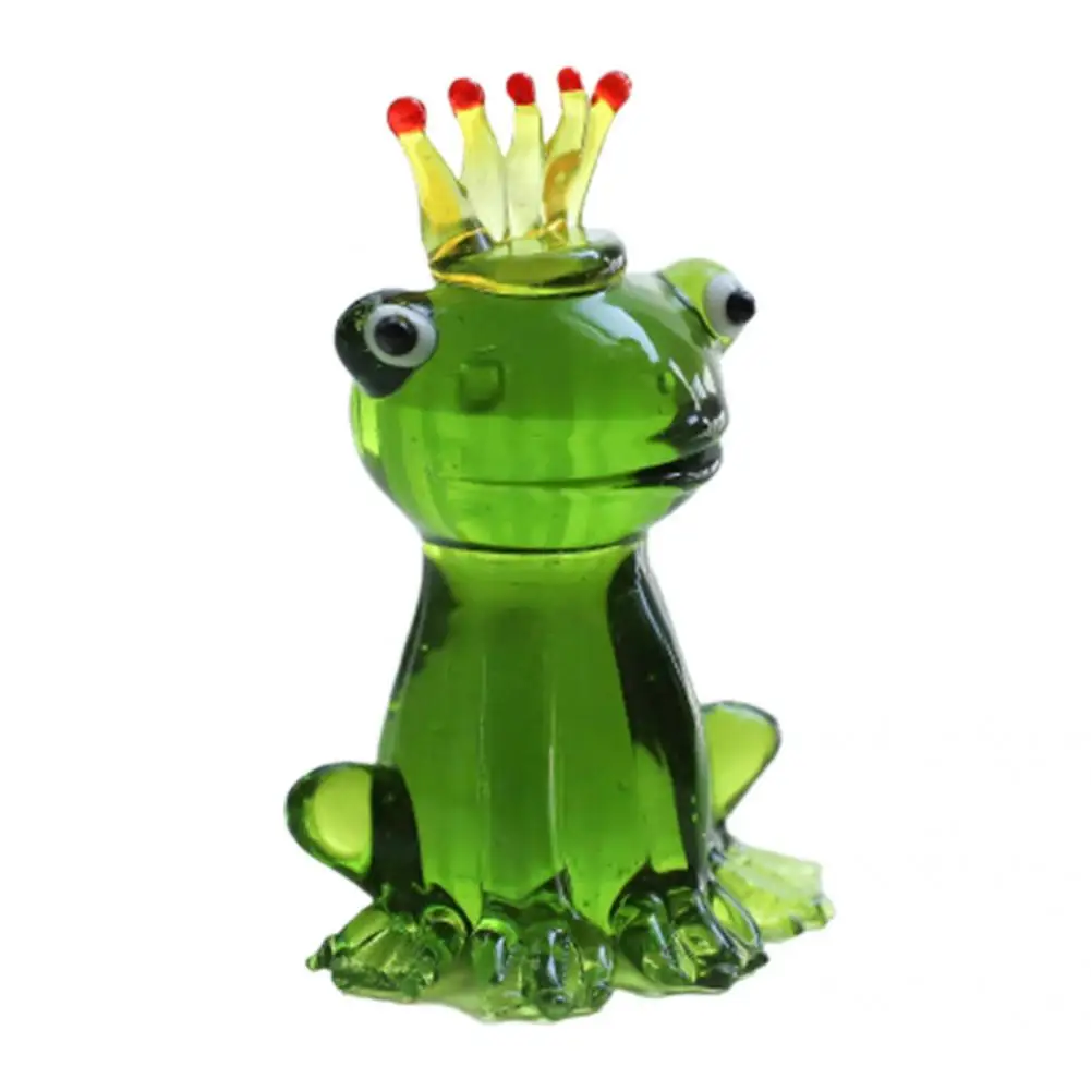 

Attractive Frog Sculpture Green Frog Sculpture Figurine Stable Base Musical Instrument Playing Frog Figure Decor Cartoon