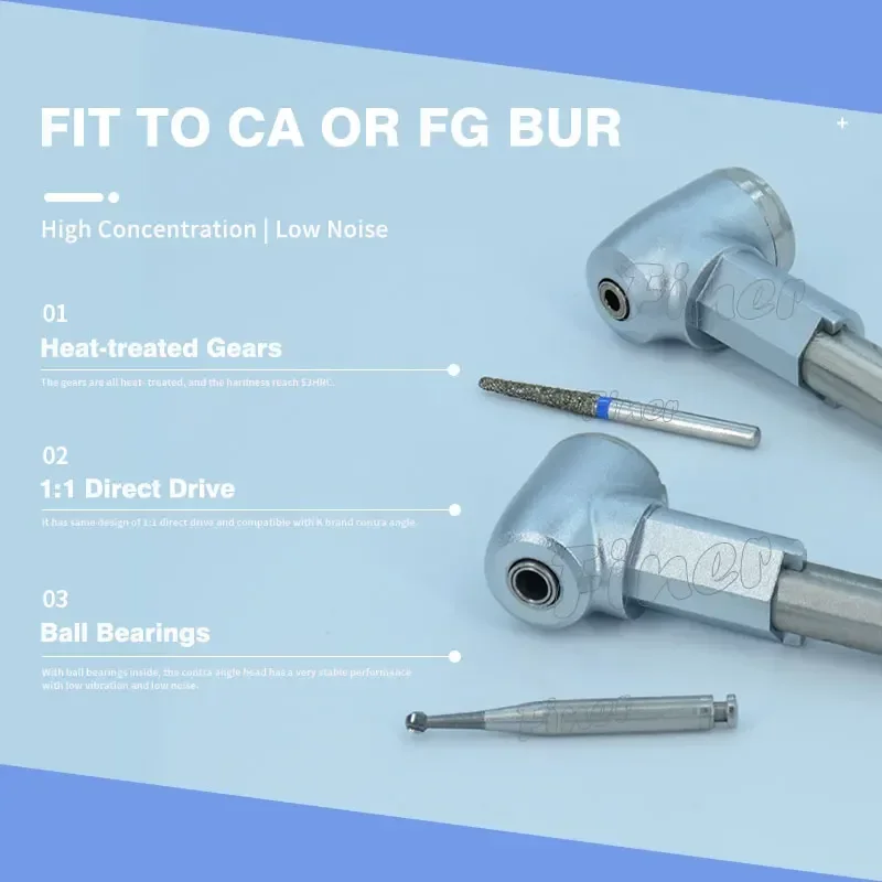 Стоматологическая Противоударная головка против угла подходит к внутренней