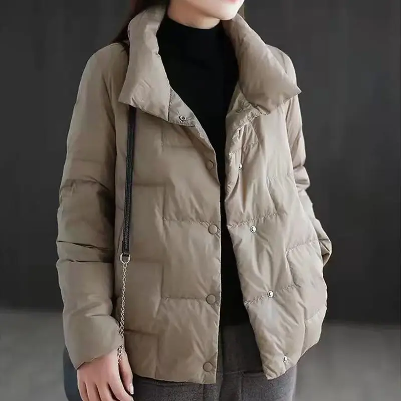 New Fleece Coats Down Jacket Women Down Coats Parkas Down Jacket Female Winter 2022 Jackets for Women Korean Thick Down Jacket