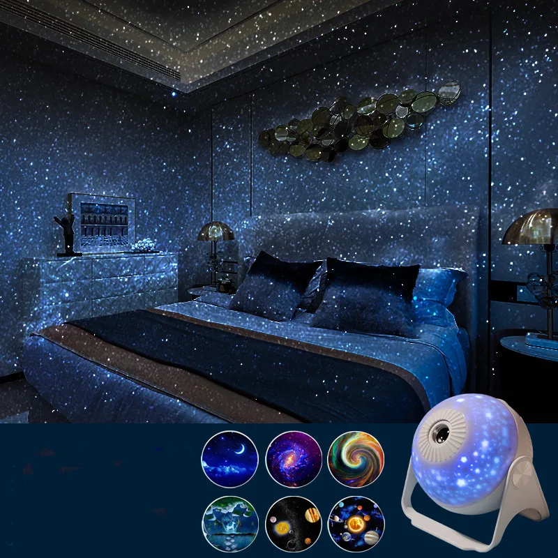 ZK20 Night Lights Projector Galaxy Projector 360° Adjustable Planetarium Night Sky Light Projector for Kids Bedroom Home Theater