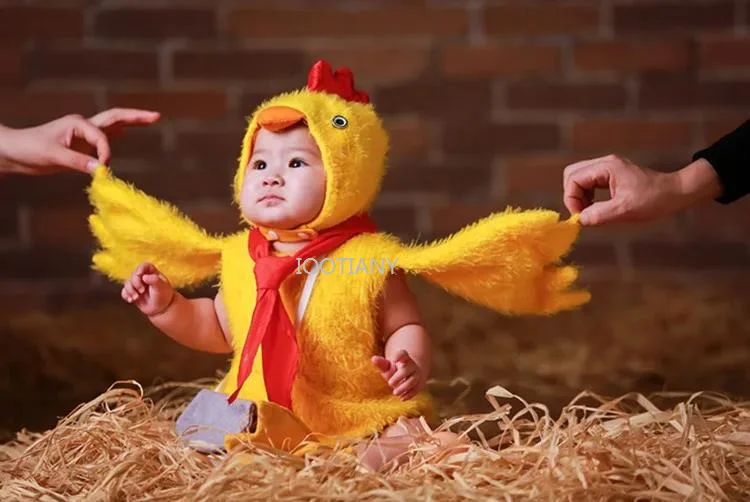 Унисекс-костюм курицы с головным убором для косплея, карнавала, фотосессий, реквизит для студийной съемки, комбинезон для детей (art.: 3920d4e4f97ef) - 3920d4e4f97ef