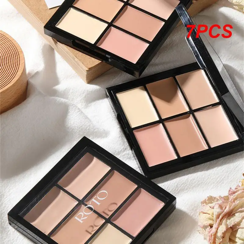 

7PCS Concealer Palette 6g Dark Circles Brighten Spot Shadow Concealer Grooming Tray For Beginners Concealer Without Streaks