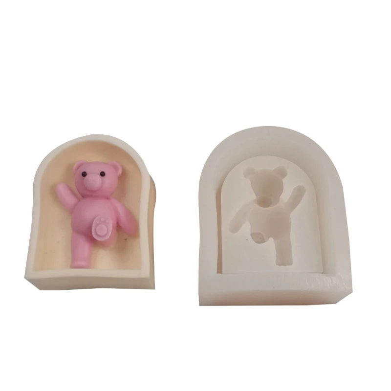 

Формы для мыла в форме арки медведя, силиконовый материал, идеальный подарок «сделай сам» для любителей выпечки