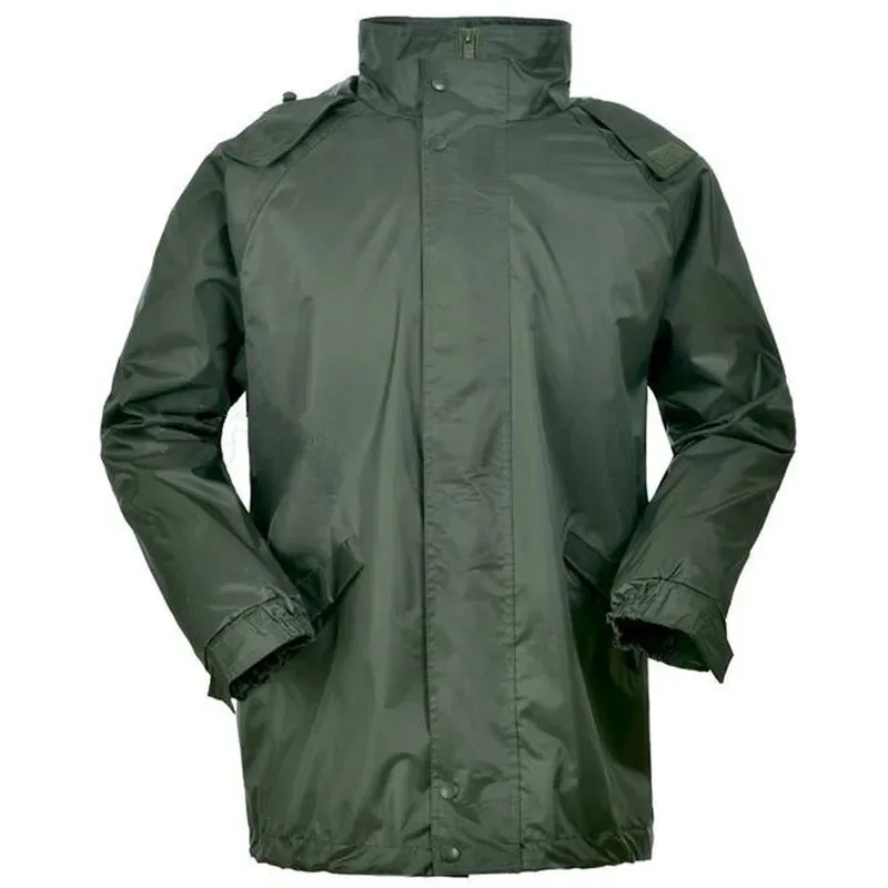 Уличный зеленый дождевик комплект мужские дождевые брюки посылка летный военное