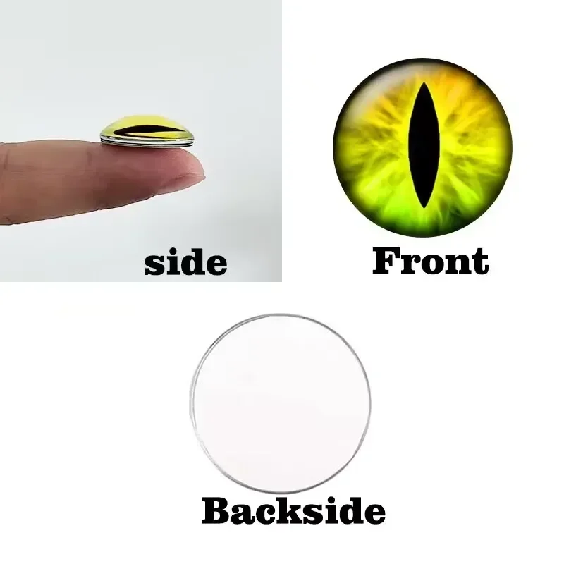 Стеклянный кабошон для украшения елки 12/16/18/25 мм