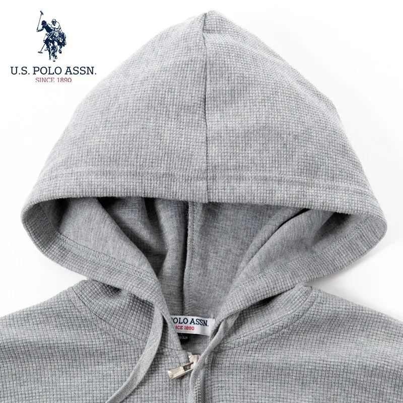 Новинка мужская и женская вафельная куртка us Polo Assn Классический Повседневный