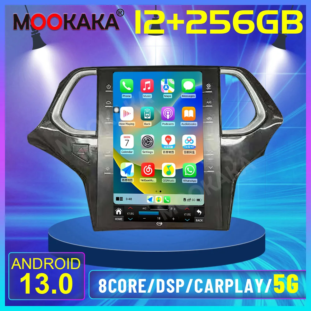 11 8 &quotAndroid 13 авто стерео для Trumpchi GS4 2014-2016 Tesla радио мультимедийный плеер