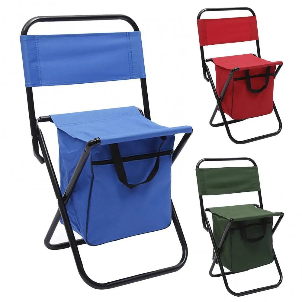 

Travel Folding Camping Chairs With Backrest Backpacking Chair For Outdoor Portable Hunting Picnic Hiking Fishing Stool