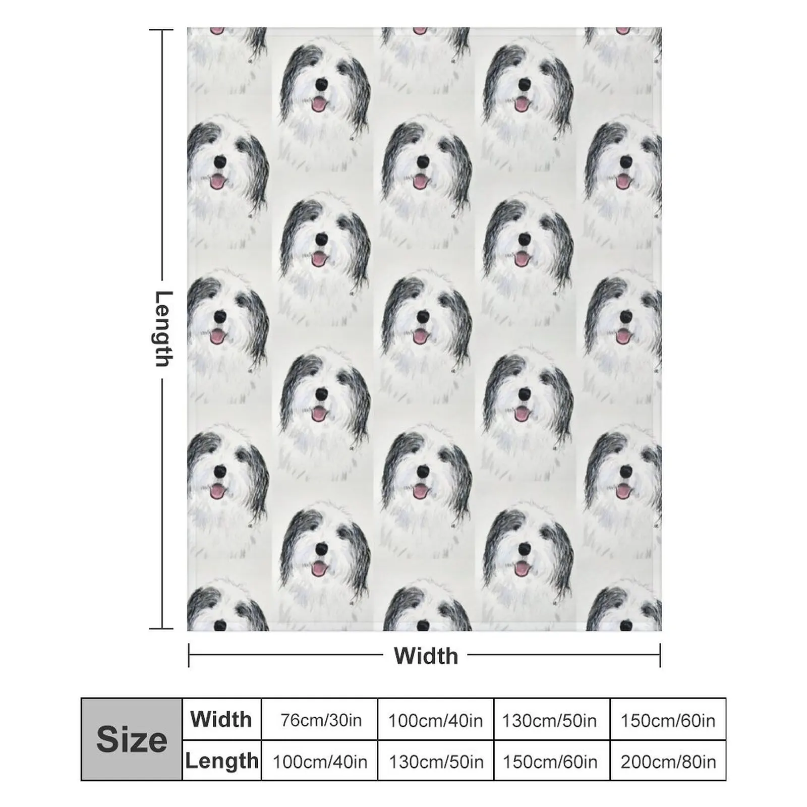 Плед Teddy Sheepadoodle: устойчивый к пятнам, уютный и теплый (art.: 3920dc22a2bfd) - 3920dc22a2bfd