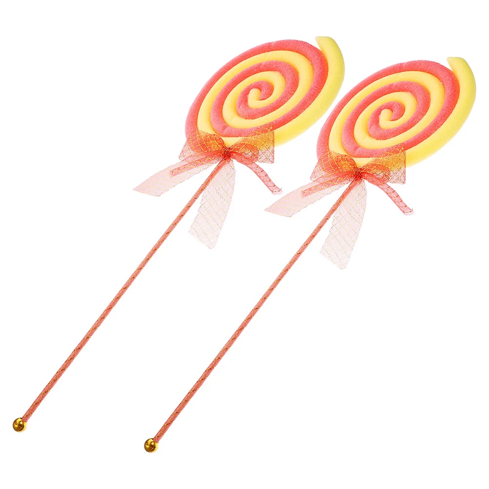 

2 Pcs Lollipop Model Fake Candy Photo Props Decoration Wedding Decorations Decorative Ornament Foam Models Studio Lollipops